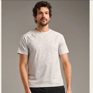 Rhone mens reign Heathered spacedye performance multicolored Athletic T-Shirt MD